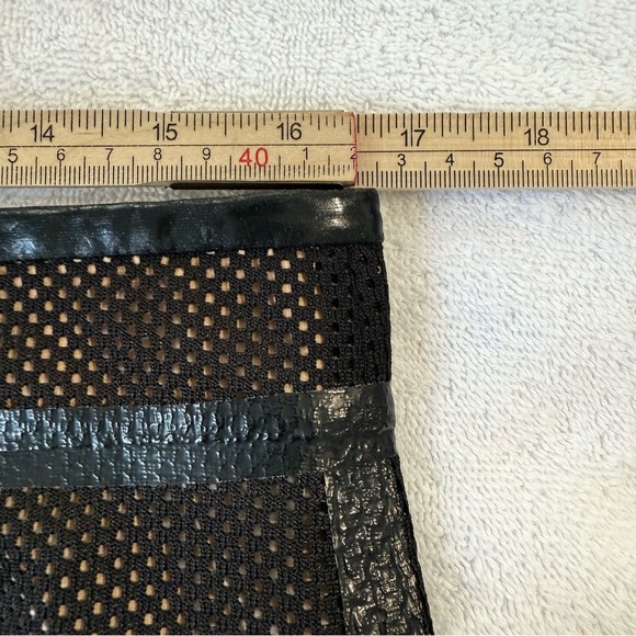 RED Valentino Leather Mid Skirt Size 10 NWT - Picture 5 of 8